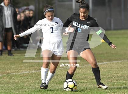 Thumbnail 1 in Villa Park vs St. Lucy's (Katella Tournament) photogallery.
