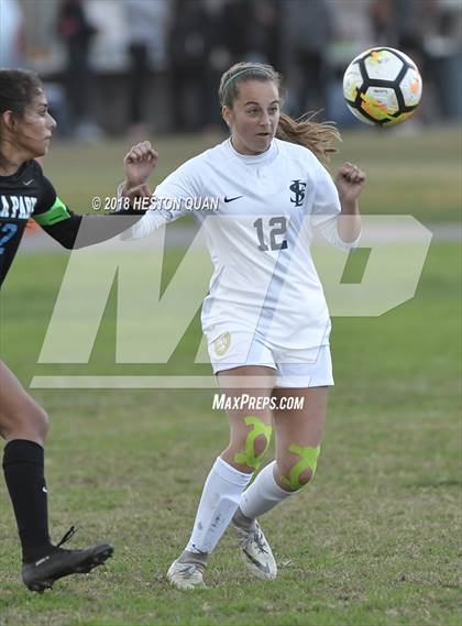 Thumbnail 1 in Villa Park vs St. Lucy's (Katella Tournament) photogallery.