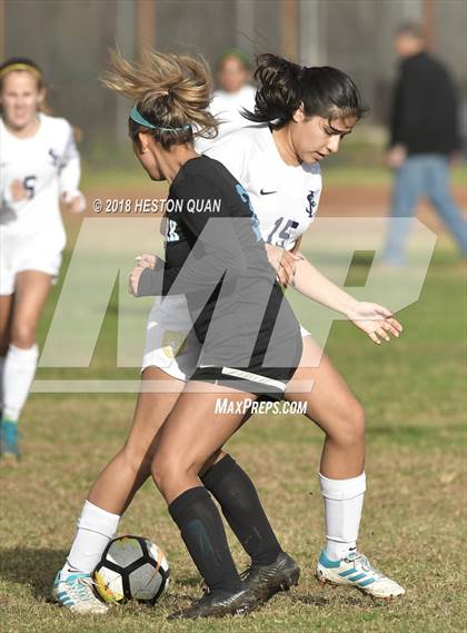 Thumbnail 1 in Villa Park vs St. Lucy's (Katella Tournament) photogallery.
