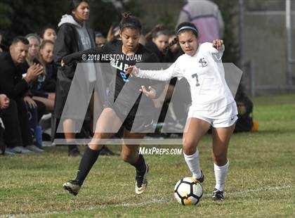 Thumbnail 2 in Villa Park vs St. Lucy's (Katella Tournament) photogallery.
