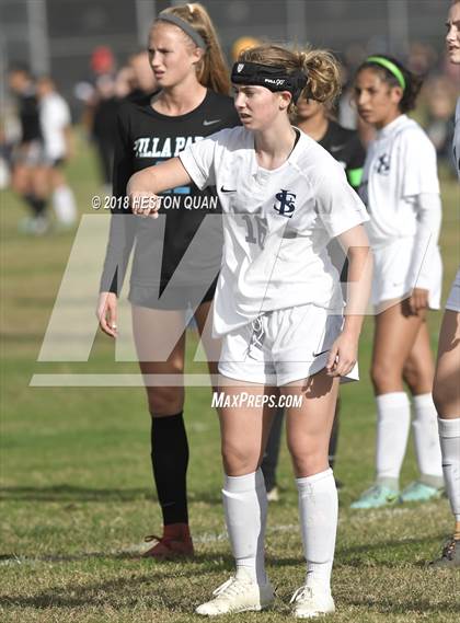 Thumbnail 3 in Villa Park vs St. Lucy's (Katella Tournament) photogallery.