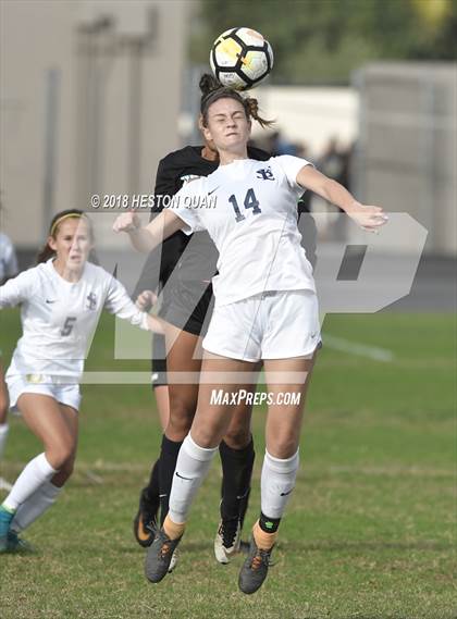 Thumbnail 3 in Villa Park vs St. Lucy's (Katella Tournament) photogallery.