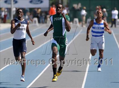 Thumbnail 1 in CIF SS Masters Track & Field Championships  photogallery.