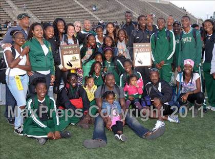 Thumbnail 2 in CIF SS Masters Track & Field Championships  photogallery.