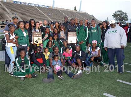 Thumbnail 1 in CIF SS Masters Track & Field Championships  photogallery.