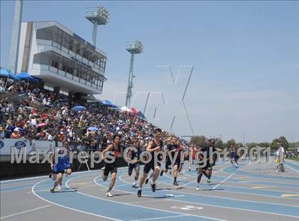 Thumbnail 1 in CIF SS Masters Track & Field Championships  photogallery.