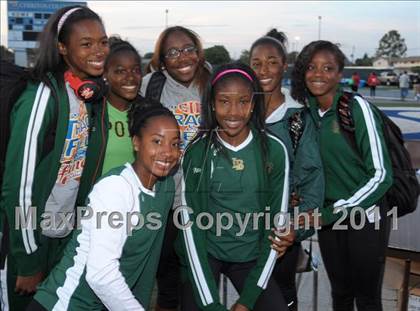 Thumbnail 2 in CIF SS Masters Track & Field Championships  photogallery.