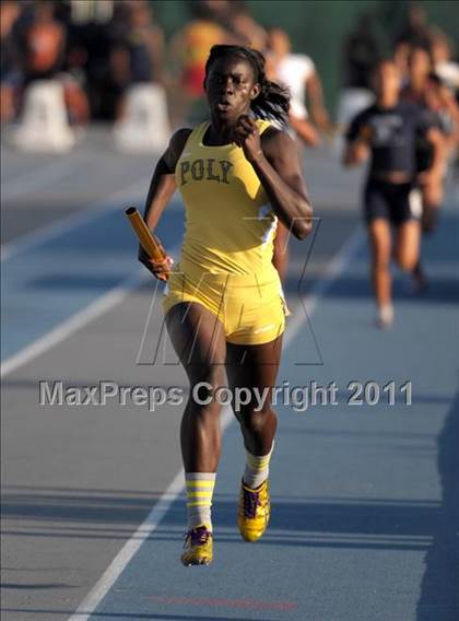 Thumbnail 2 in CIF SS Masters Track & Field Championships  photogallery.