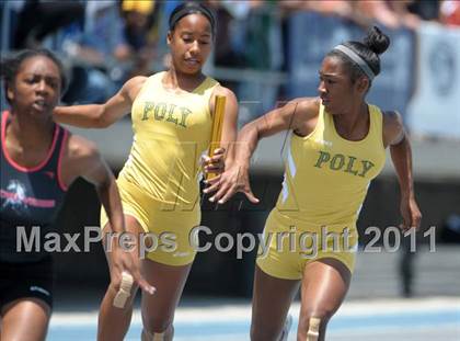 Thumbnail 1 in CIF SS Masters Track & Field Championships  photogallery.
