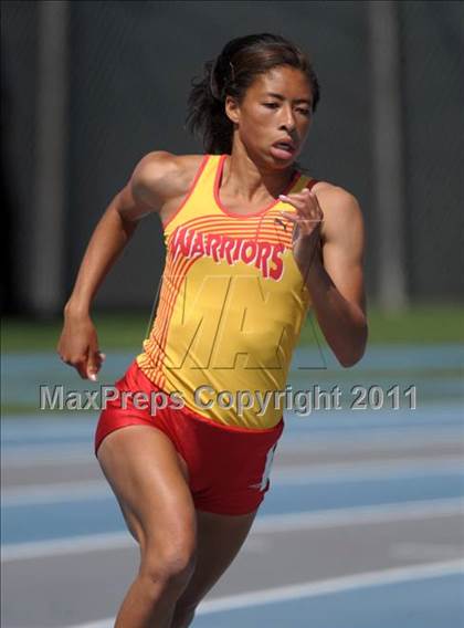Thumbnail 2 in CIF SS Masters Track & Field Championships  photogallery.
