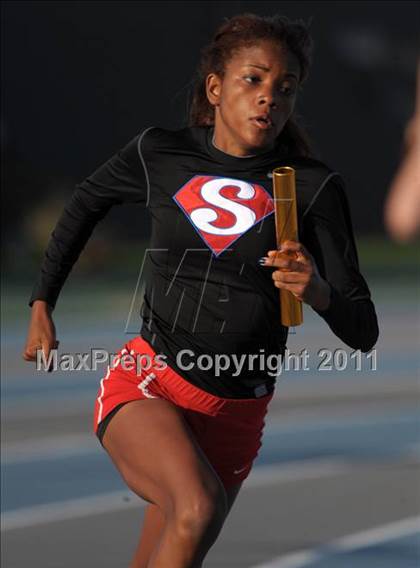 Thumbnail 2 in CIF SS Masters Track & Field Championships  photogallery.
