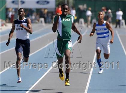 Thumbnail 1 in CIF SS Masters Track & Field Championships  photogallery.