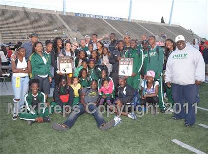 Thumbnail 2 in CIF SS Masters Track & Field Championships  photogallery.