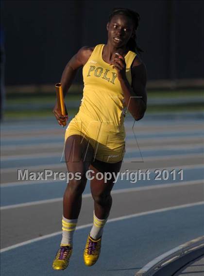 Thumbnail 2 in CIF SS Masters Track & Field Championships  photogallery.
