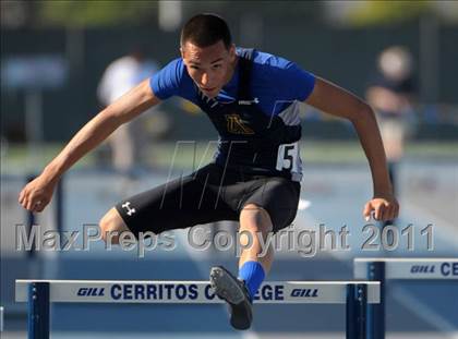 Thumbnail 1 in CIF SS Masters Track & Field Championships  photogallery.