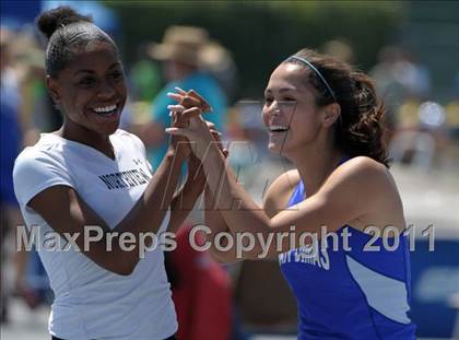 Thumbnail 2 in CIF SS Masters Track & Field Championships  photogallery.