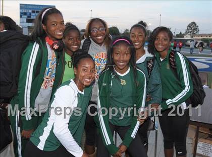 Thumbnail 1 in CIF SS Masters Track & Field Championships  photogallery.
