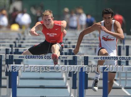 Thumbnail 1 in CIF SS Masters Track & Field Championships  photogallery.