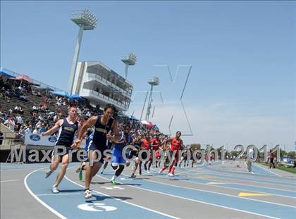 Thumbnail 1 in CIF SS Masters Track & Field Championships  photogallery.
