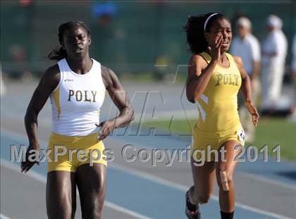 Thumbnail 1 in CIF SS Masters Track & Field Championships  photogallery.