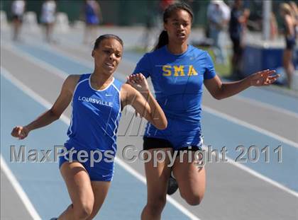 Thumbnail 3 in CIF SS Masters Track & Field Championships  photogallery.