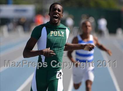 Thumbnail 2 in CIF SS Masters Track & Field Championships  photogallery.