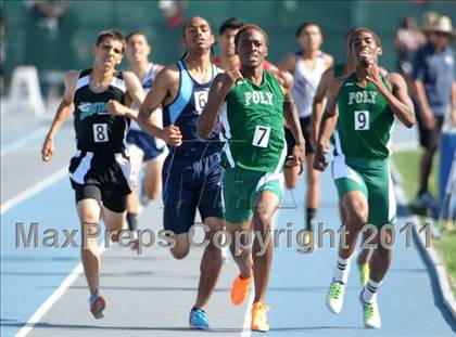 Thumbnail 1 in CIF SS Masters Track & Field Championships  photogallery.