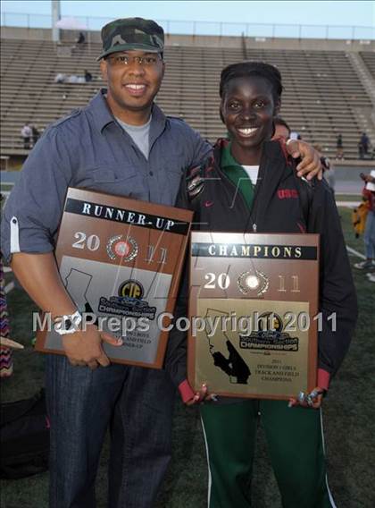 Thumbnail 3 in CIF SS Masters Track & Field Championships  photogallery.