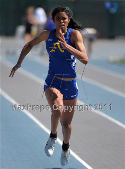 Thumbnail 2 in CIF SS Masters Track & Field Championships  photogallery.