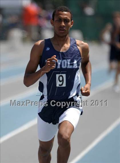 Thumbnail 1 in CIF SS Masters Track & Field Championships  photogallery.
