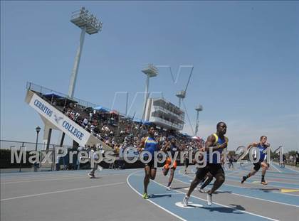 Thumbnail 3 in CIF SS Masters Track & Field Championships  photogallery.