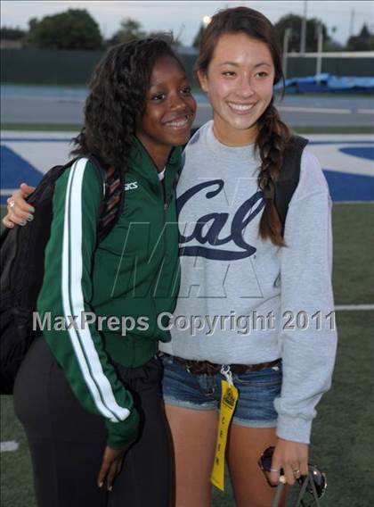 Thumbnail 2 in CIF SS Masters Track & Field Championships  photogallery.