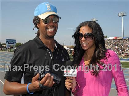 Thumbnail 1 in CIF SS Masters Track & Field Championships  photogallery.