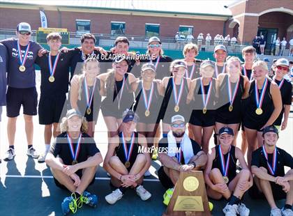 Thumbnail 3 in Randall vs Wills Point (UIL 4A Tennis Finals) photogallery.