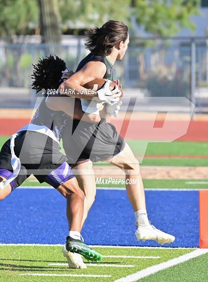 Thumbnail 2 in Greenway vs. Cesar Chavez (O'Connor 7 on 7 -  Saturday Night Lights) photogallery.