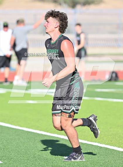 Thumbnail 3 in Greenway vs. Cesar Chavez (O'Connor 7 on 7 -  Saturday Night Lights) photogallery.