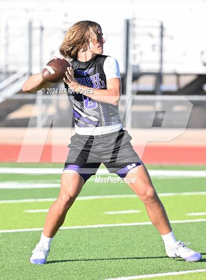 Thumbnail 3 in Greenway vs. Cesar Chavez (O'Connor 7 on 7 -  Saturday Night Lights) photogallery.