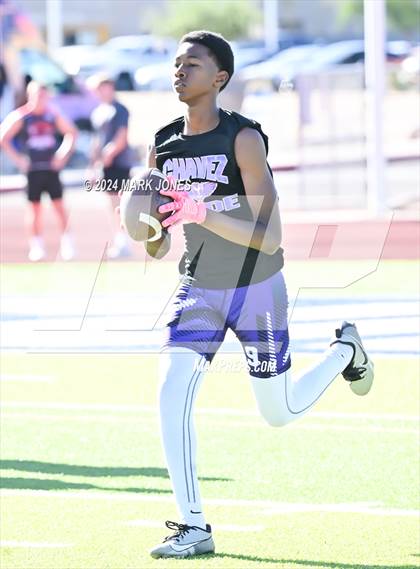 Thumbnail 3 in Greenway vs. Cesar Chavez (O'Connor 7 on 7 -  Saturday Night Lights) photogallery.
