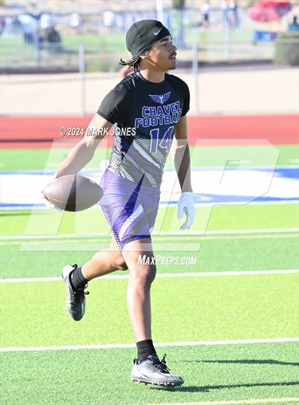 Thumbnail 1 in Greenway vs. Cesar Chavez (O'Connor 7 on 7 -  Saturday Night Lights) photogallery.