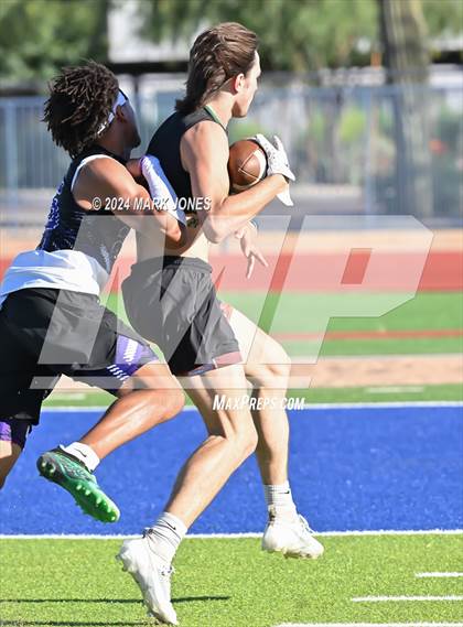 Thumbnail 3 in Greenway vs. Cesar Chavez (O'Connor 7 on 7 -  Saturday Night Lights) photogallery.