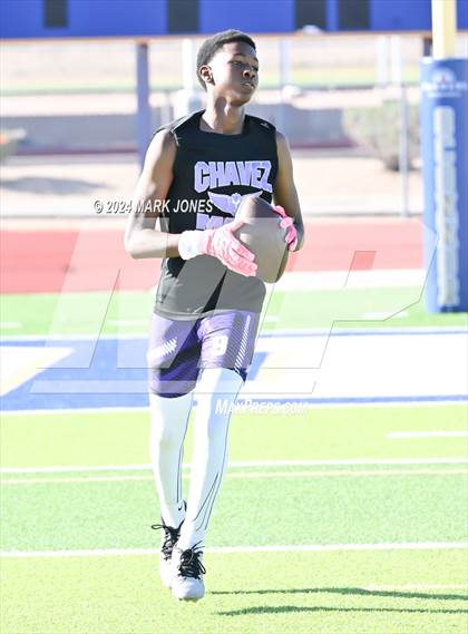 Thumbnail 3 in Greenway vs. Cesar Chavez (O'Connor 7 on 7 -  Saturday Night Lights) photogallery.