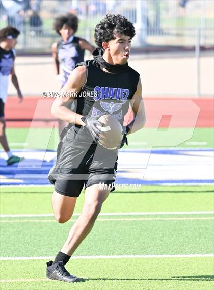 Thumbnail 3 in Greenway vs. Cesar Chavez (O'Connor 7 on 7 -  Saturday Night Lights) photogallery.