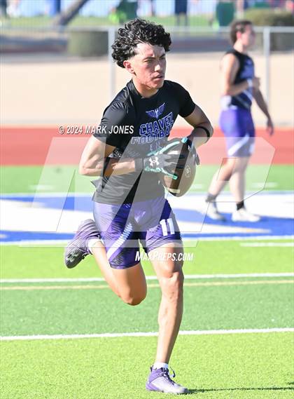Thumbnail 1 in Greenway vs. Cesar Chavez (O'Connor 7 on 7 -  Saturday Night Lights) photogallery.