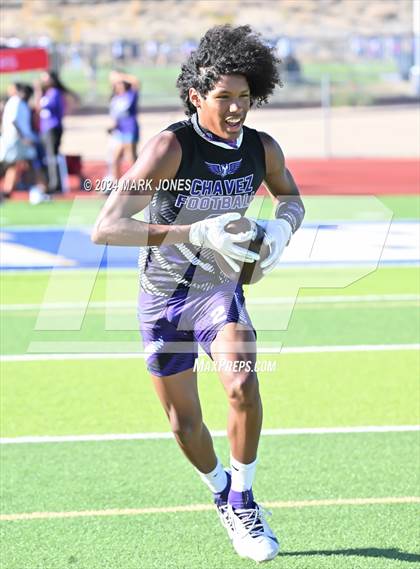 Thumbnail 3 in Greenway vs. Cesar Chavez (O'Connor 7 on 7 -  Saturday Night Lights) photogallery.