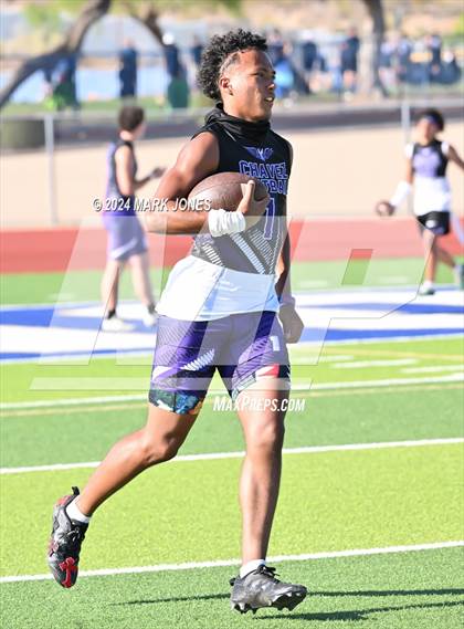 Thumbnail 1 in Greenway vs. Cesar Chavez (O'Connor 7 on 7 -  Saturday Night Lights) photogallery.