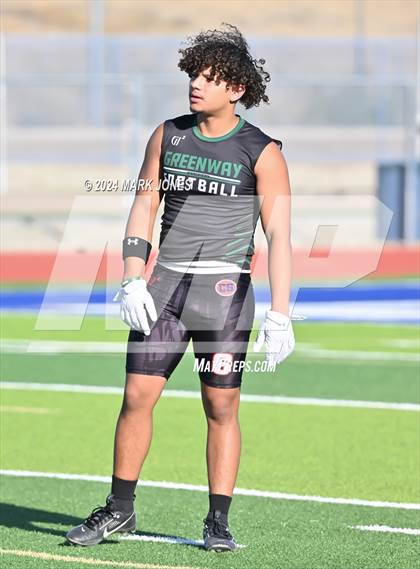 Thumbnail 1 in Greenway vs. Cesar Chavez (O'Connor 7 on 7 -  Saturday Night Lights) photogallery.