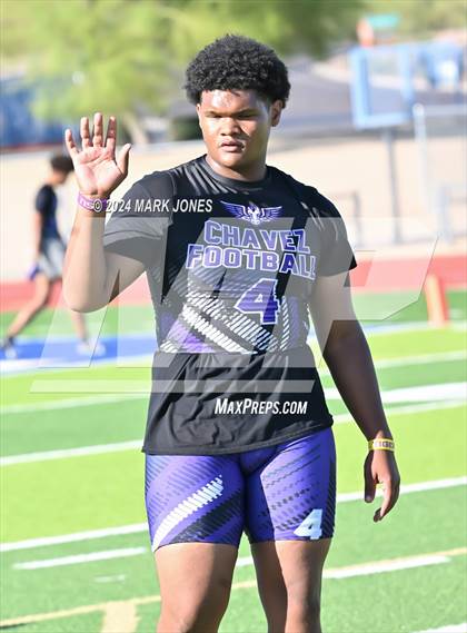 Thumbnail 1 in Greenway vs. Cesar Chavez (O'Connor 7 on 7 -  Saturday Night Lights) photogallery.
