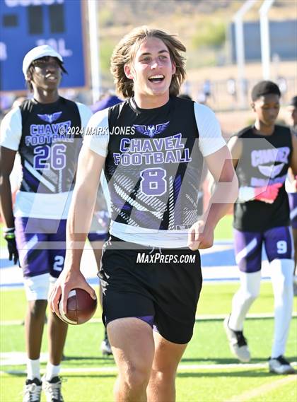 Thumbnail 1 in Greenway vs. Cesar Chavez (O'Connor 7 on 7 -  Saturday Night Lights) photogallery.