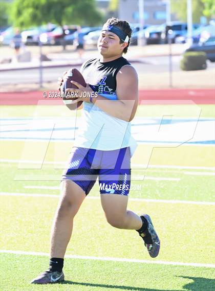 Thumbnail 1 in Greenway vs. Cesar Chavez (O'Connor 7 on 7 -  Saturday Night Lights) photogallery.