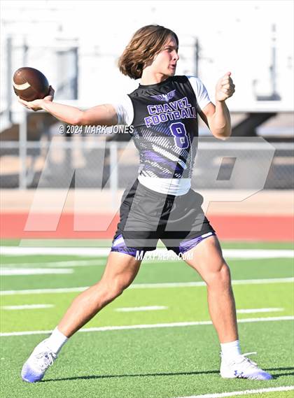 Thumbnail 2 in Greenway vs. Cesar Chavez (O'Connor 7 on 7 -  Saturday Night Lights) photogallery.